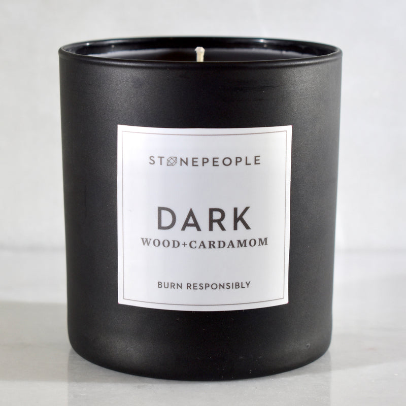 DARK: Wood + Cardamom Candle