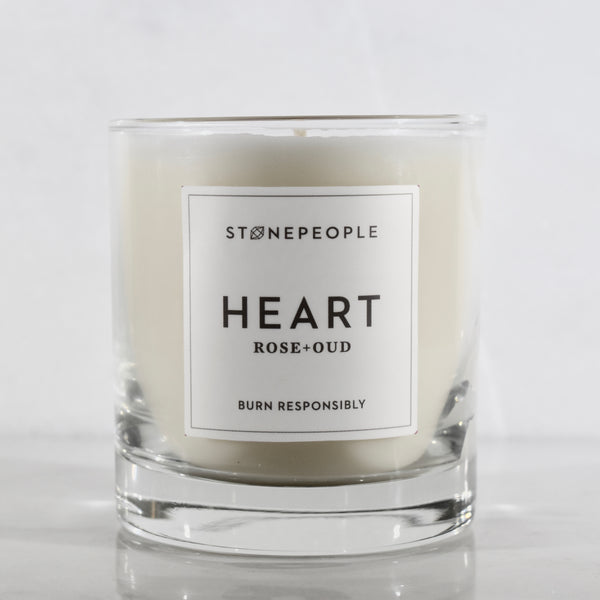 HEART: Rose + Oud Candle